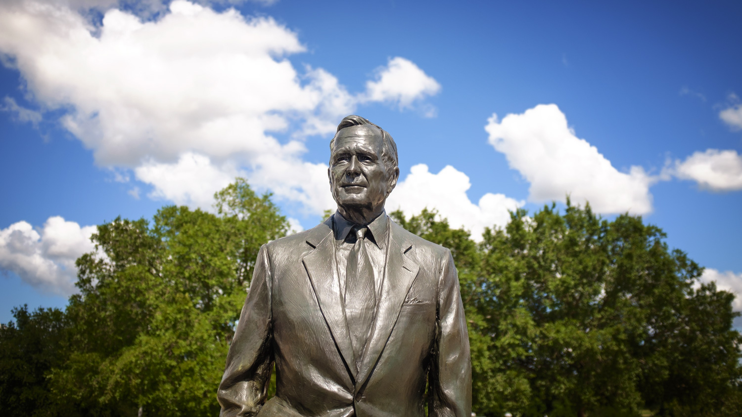 statue of George H.W. Bush