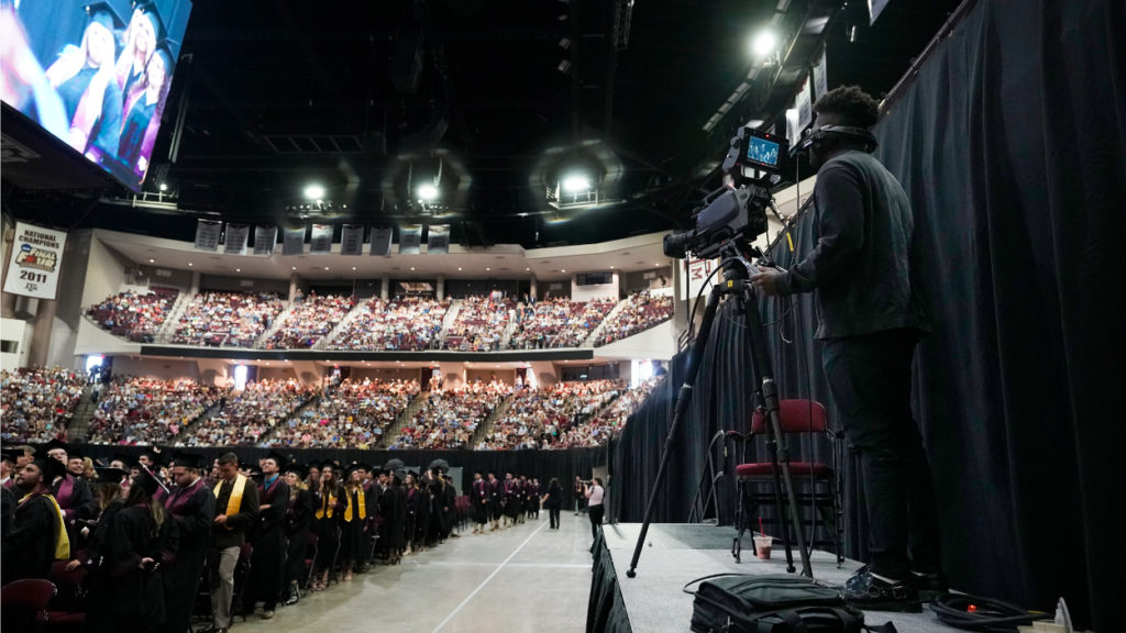 Texas A&M Commencement Ceremony at Reed Arena