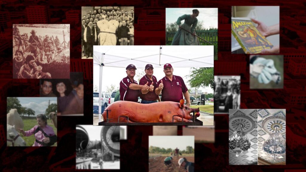 Images from segments in Season 1 of "Texas A&M Today."