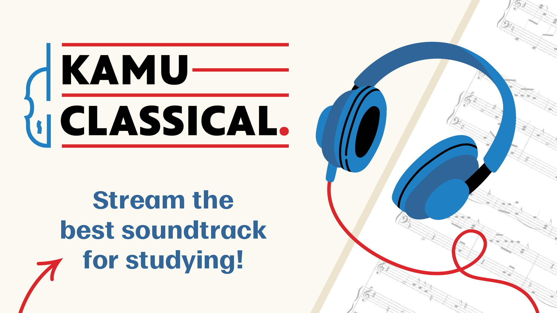 KAMU-Classical. Stream the best soundtrack for studying.