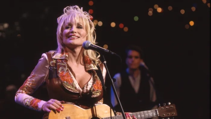 Dolly Parton performing on Austin City Limits