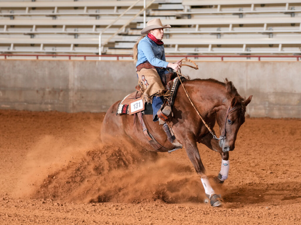 Dr. Jen Fridley and her horse, Ace.